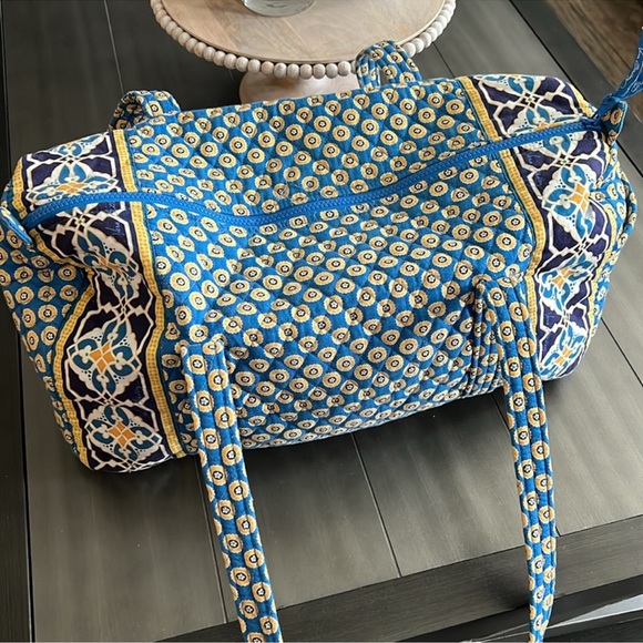 Vera Bradley Handbags - Blue Patterned Vera Bradley Duffel Bag